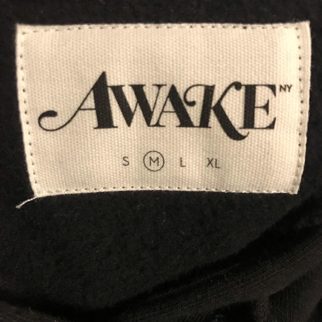 AWAKE NY classic logo hoodie 刺繍ロゴ パーカー