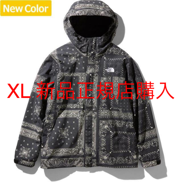 XLカラーXL ノースフェイス スクープ ジャケット バンダナ NORTH FACE