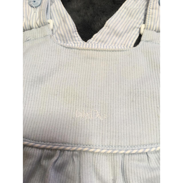 baby Dior(ベビーディオール)のbaby Dior 水色ショートオール 90 キッズ/ベビー/マタニティのベビー服(~85cm)(ロンパース)の商品写真