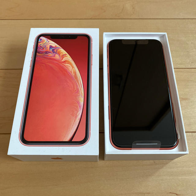 新品 SIMフリー iPhone XR 128GB coral