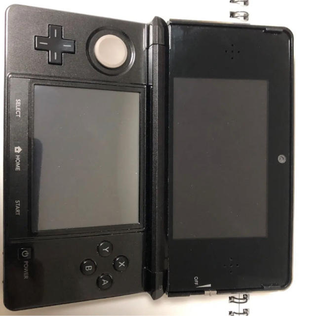 ニンテンドー3DS コスモブラック　+絵心教室DS エンタメ/ホビーのゲームソフト/ゲーム機本体(携帯用ゲーム機本体)の商品写真