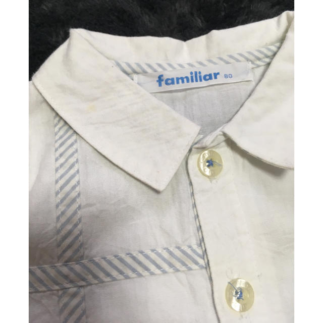 familiar(ファミリア)のfamiliar 半袖シャツ 80 キッズ/ベビー/マタニティのベビー服(~85cm)(Ｔシャツ)の商品写真