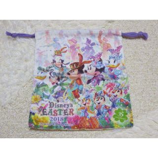 ディズニー(Disney)の【たまご様専用】新品☆TDS2018年春限定ファッショナブル・イースター巾着♪(キャラクターグッズ)