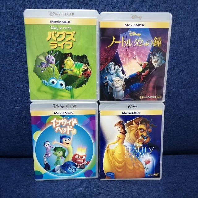 ディズニー Blu-ray純正ケース付き4点セット 国内正規品 未再生 ...