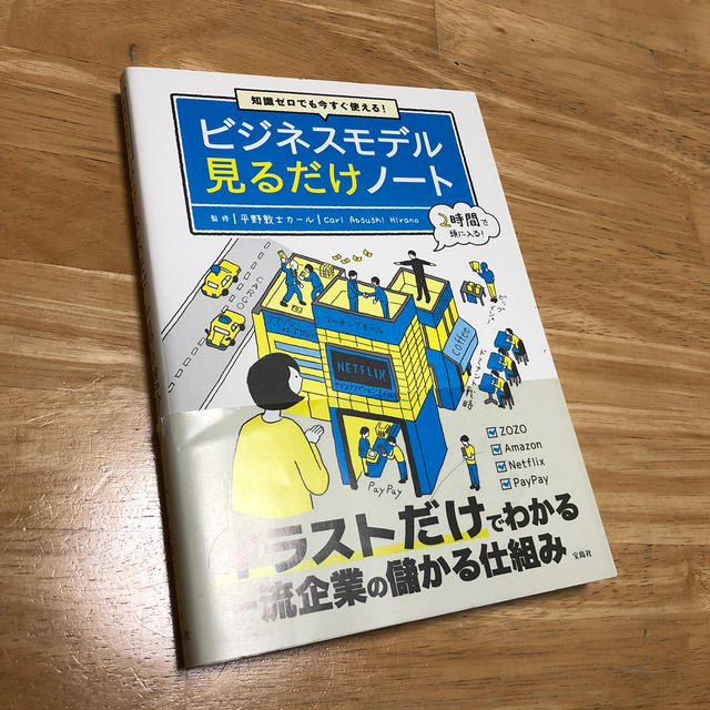 宝島社(タカラジマシャ)の知識ゼロでも今すぐ使える！ビジネスモデル見るだけノート エンタメ/ホビーの本(ビジネス/経済)の商品写真