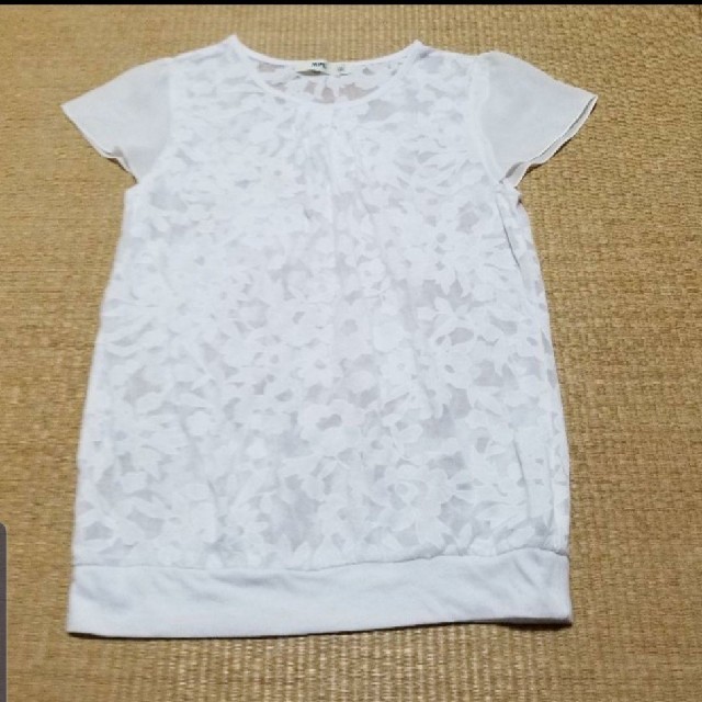 Right-on(ライトオン)のシースルーカットソー双子② キッズ/ベビー/マタニティのキッズ服女の子用(90cm~)(Tシャツ/カットソー)の商品写真