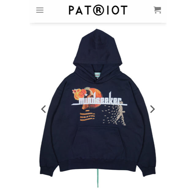 完売品PATRIOT MINDSEEKER PULLOVER HOODY XL-