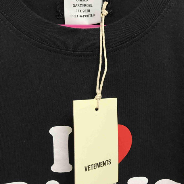 正規新品 20SS VETEMENTS ヴェトモン パリ Tシャツ