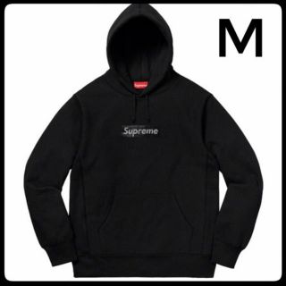 シュプリーム(Supreme)のMサイズ シュプリーム スワロフスキー ボックス ロゴ フーディ (パーカー)