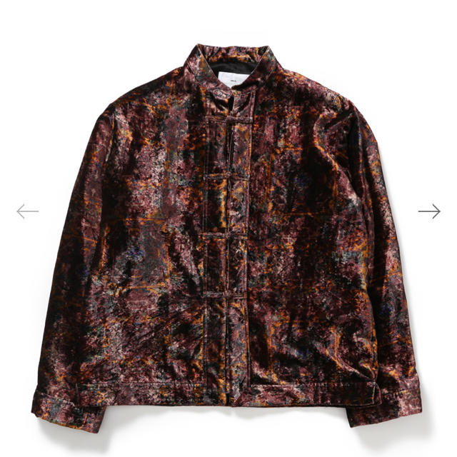 新品 TOGA VIRILIS 19AW Velvet print shirt