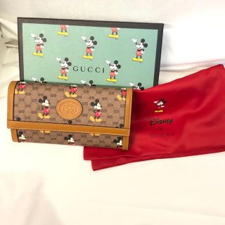 グッチ(Gucci)のGucci グッチ　ミッキー　ディズニー　財布　長財布　新品　日本未入荷(長財布)