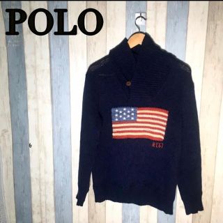 ポロラルフローレン(POLO RALPH LAUREN)のPOLO ポロラルフローレン ニット セーター 星条旗(ニット/セーター)