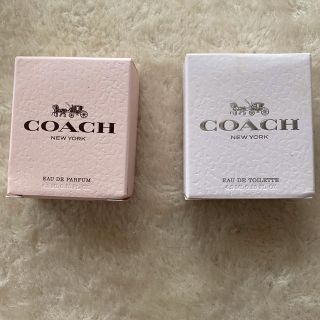 コーチ(COACH)の【再値下】コーチ　オードパルファム EDP ボトル 4.5ml ニューヨーク2個(香水(女性用))