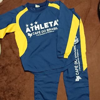 アスレタ(ATHLETA)の☆ATHLETA☆ピステ 上下セット ウィンドブレーカー サッカー 140(ジャケット/上着)