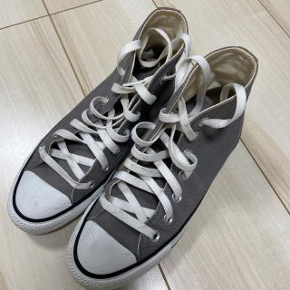 コンバース(CONVERSE)のコンバース　グレー　22.5cm(スニーカー)