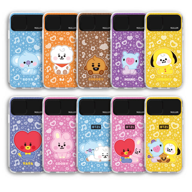 防弾少年団(BTS)(ボウダンショウネンダン)のベイビーBT21 BTS iPhone Galaxy 携帯ケース スマホ/家電/カメラのスマホアクセサリー(モバイルケース/カバー)の商品写真