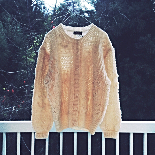 Santa Monica(サンタモニカ)のwhite knit cardigan レディースのトップス(カーディガン)の商品写真