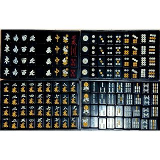 【中古】龍王牌_黒牌(麻雀)