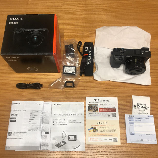 SONY ILCE−6300 パワーズームレンズキット1年保証 ☆日本の職人技