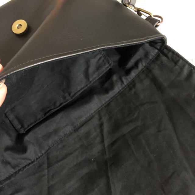 フェイクレザーパイソン柄ショルダーバッグ ハンドメイドのファッション小物(バッグ)の商品写真