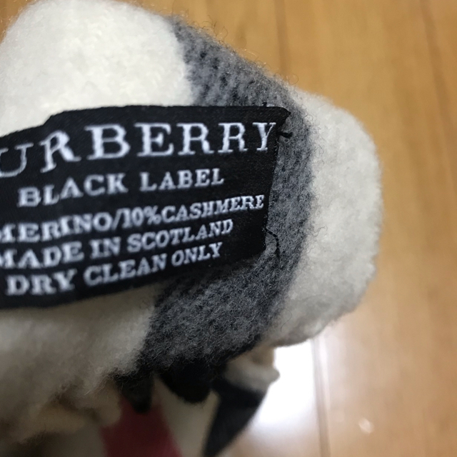 BURBERRY BLACK LABEL(バーバリーブラックレーベル)のBURBERRY black label マフラー メンズのファッション小物(マフラー)の商品写真