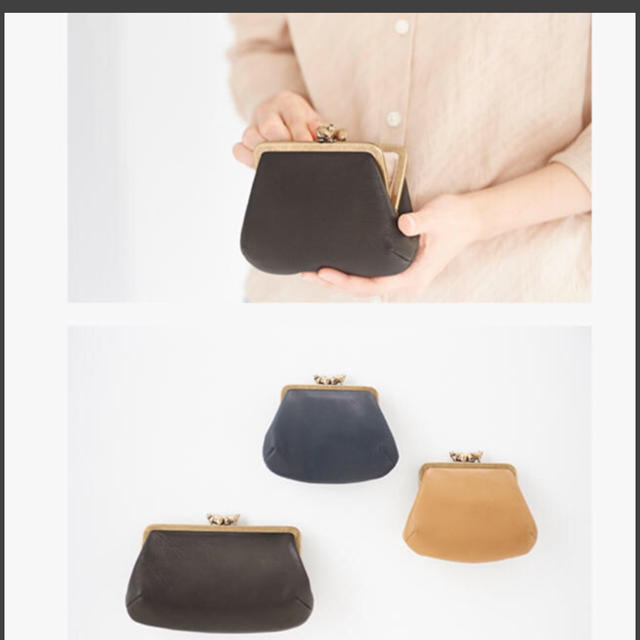 mina perhonen cuddle purse レザー　お財布　黒