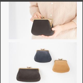 mina perhonen cuddle purse レザー お財布 黒-sobujghor.com