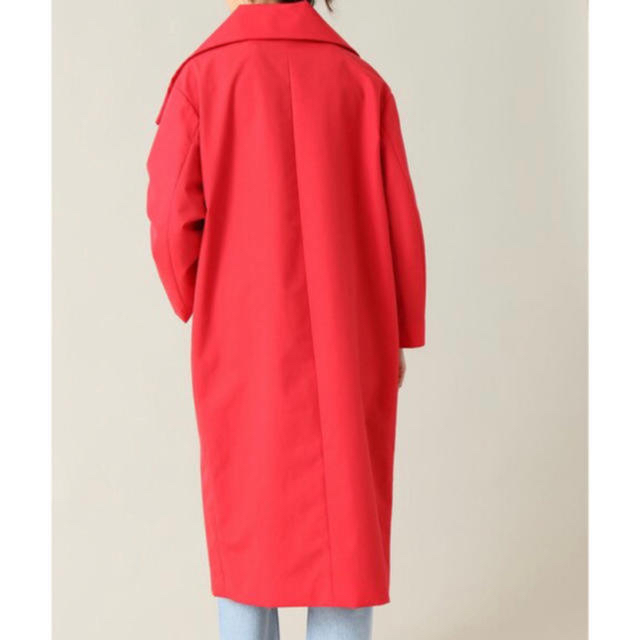 IENA(イエナ)のIENA LA BOUCLE ナイロンコート　赤 レディースのジャケット/アウター(ロングコート)の商品写真