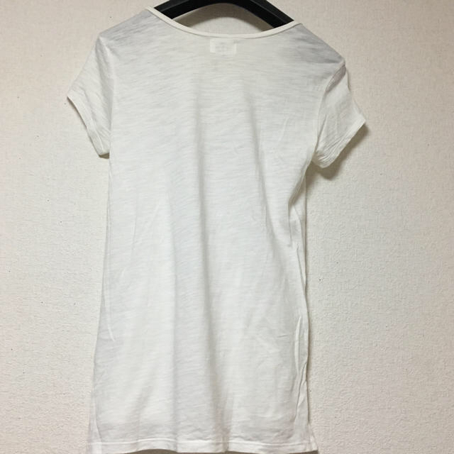 LANVIN en Bleu(ランバンオンブルー)の【LANVIN】 ランバン ビジュー Tシャツ 白 レディースのトップス(Tシャツ(半袖/袖なし))の商品写真