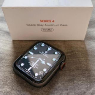 アップルウォッチ(Apple Watch)の【良品、送料込み】Apple Watch Series4セルラー40mmグレイ(腕時計(デジタル))