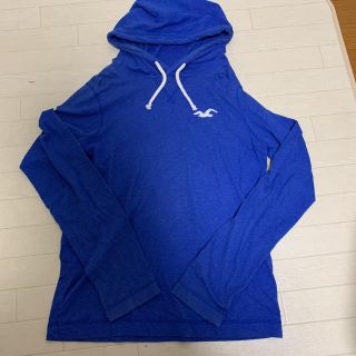 ホリスター(Hollister)の【HOLLISTER】　薄手パーカー　ロンT  青系　Mサイズ(パーカー)