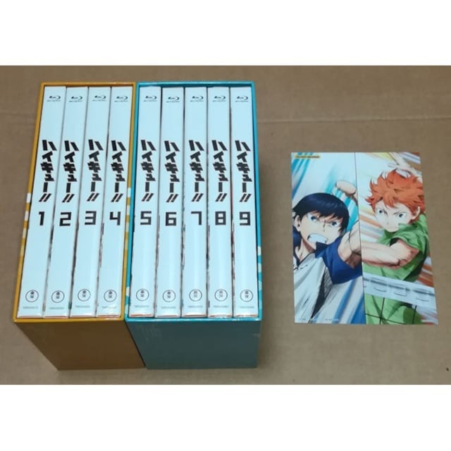 ハイキュー　Blu-ray 全9巻セット　TSUTAYA特典収納BOX付き　1期