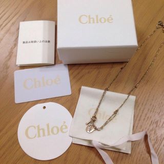 クロエ(Chloe)のChloe❤︎ゴールドネックレス新品(ネックレス)