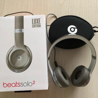 ビーツバイドクタードレ(Beats by Dr Dre)のbeats solo2 ヘッドフォン シルバー(ヘッドフォン/イヤフォン)