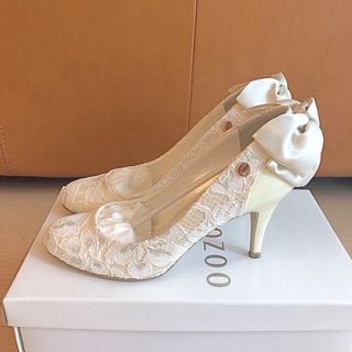 ダイアナ(DIANA)の【土日限定セール】美品☆tozoo レースエナメルパンプス 22.5センチ(ハイヒール/パンプス)