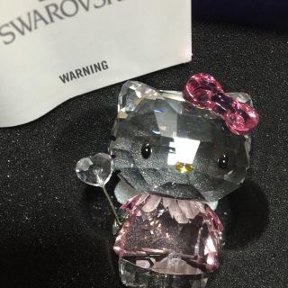 スワロフスキー(SWAROVSKI)のSWAROVSKI キティ(置物)