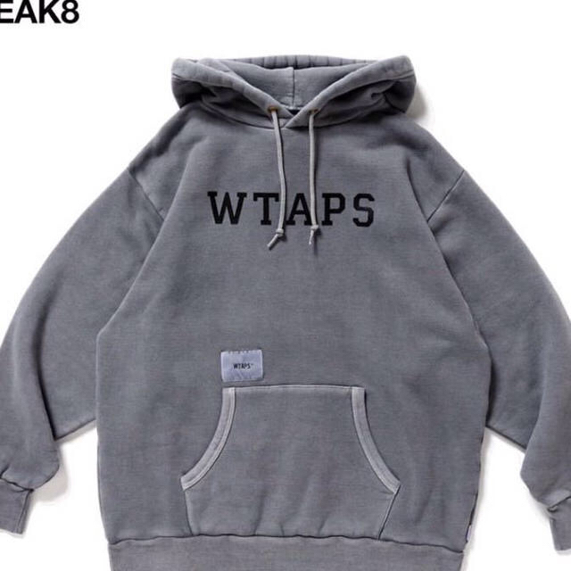 W)taps - WTAPS 最新パーカー 灰S新品 COLLEGE DESIGN HOODED の通販 ...