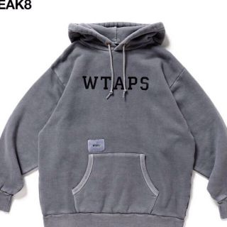 ダブルタップス(W)taps)のWTAPS 最新パーカー 灰S新品 COLLEGE DESIGN HOODED (パーカー)