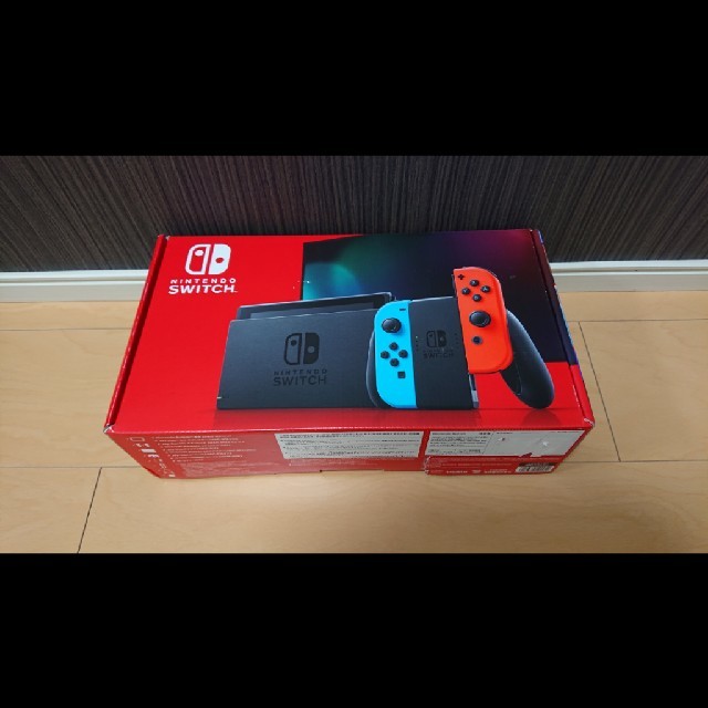 Nintendo Switch(ニンテンドースイッチ)の新品(訳あり)新型Nintendo Switch ニンテンドースイッチ  ネオン エンタメ/ホビーのゲームソフト/ゲーム機本体(家庭用ゲーム機本体)の商品写真