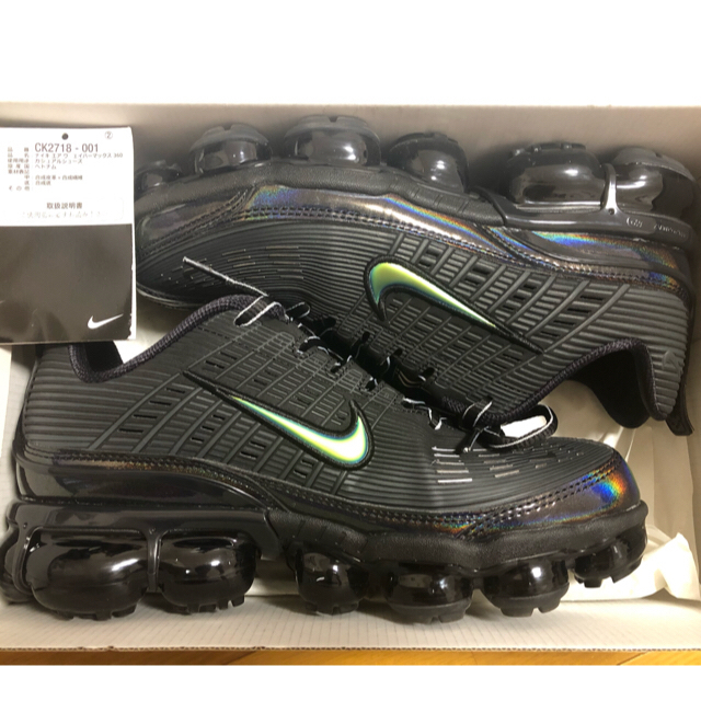 NIKE AIR VAPORMAX 360  BLACK-ANTHRACITE靴/シューズ