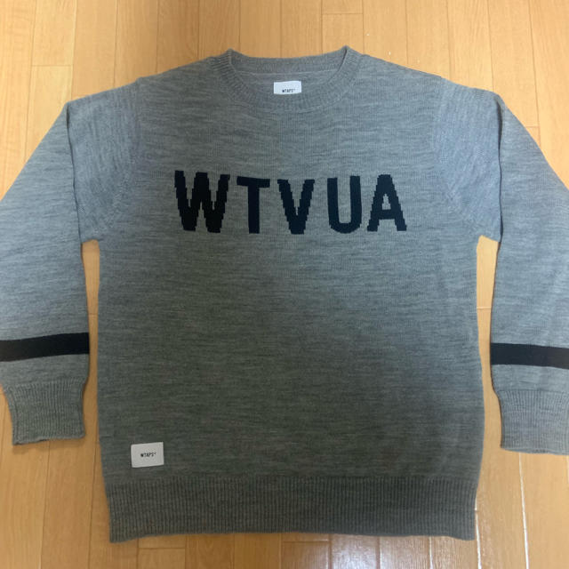 wtaps crew ニット グレー Sサイズ