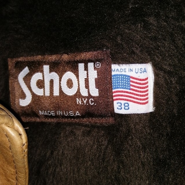 革ジャン　ライダース　schott