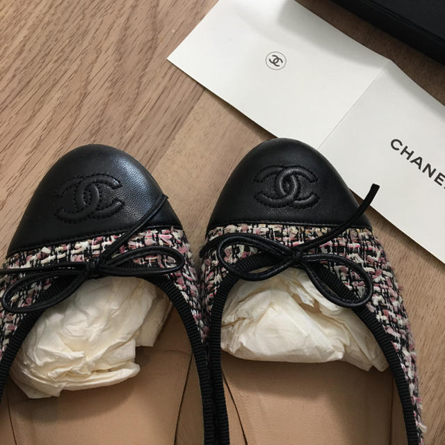 CHANEL シャネル　バレエシューズ　37 パンプス　靴