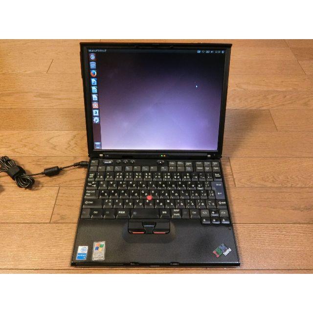 ThinkPad X40 12インチ ノートパソコン スマホ/家電/カメラのPC/タブレット(ノートPC)の商品写真