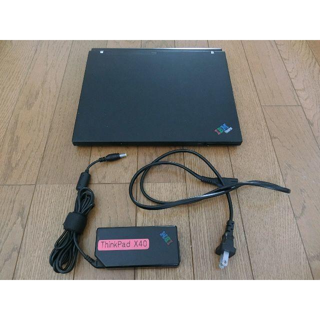 ThinkPad X40 12インチ ノートパソコン スマホ/家電/カメラのPC/タブレット(ノートPC)の商品写真