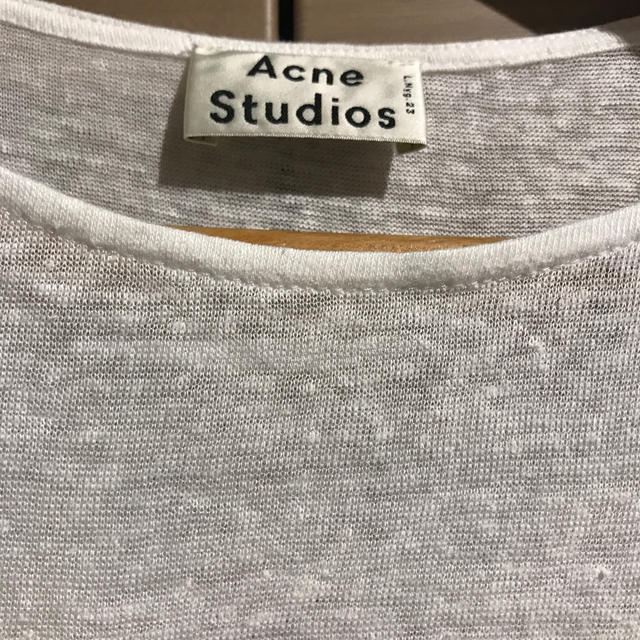 ACNE(アクネ)のACNE Tシャツ リネン メンズのトップス(Tシャツ/カットソー(半袖/袖なし))の商品写真