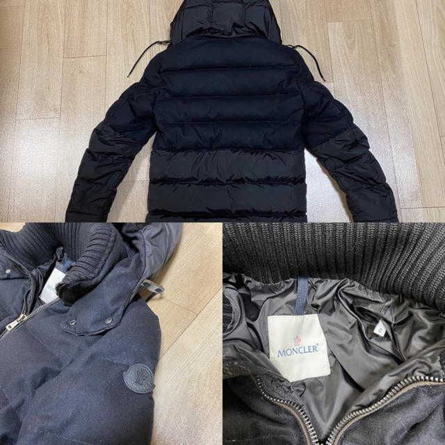 MONCLER モンクレール ダウンジャケット NOIR ノアール サイズ0 MONCLER モンクレール ダウンジャケット NOIR ノアール サイズ0