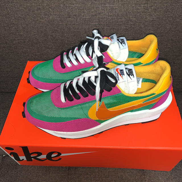 NIKE × sacai LDWAFFLE pine green 28cm