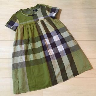 バーバリー(BURBERRY)の美品 BURBERRY LONDON バーバリー ワンピース 130Ａ 日本製(ワンピース)