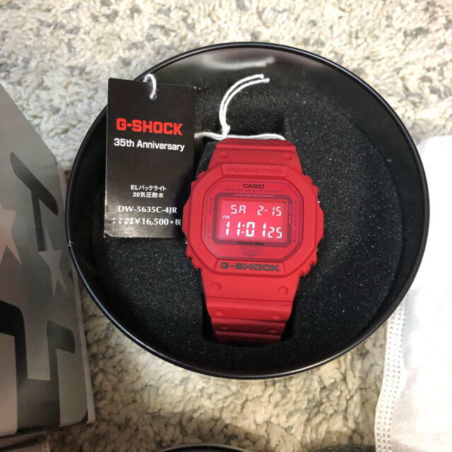 新品 G-SHOCK 35th RED OUT DW-5635C-4JR レッド